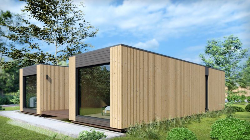 Tiny House - Modulhus - Mini hus, Færdighus - 88,6 m² - Energieffektivt ...